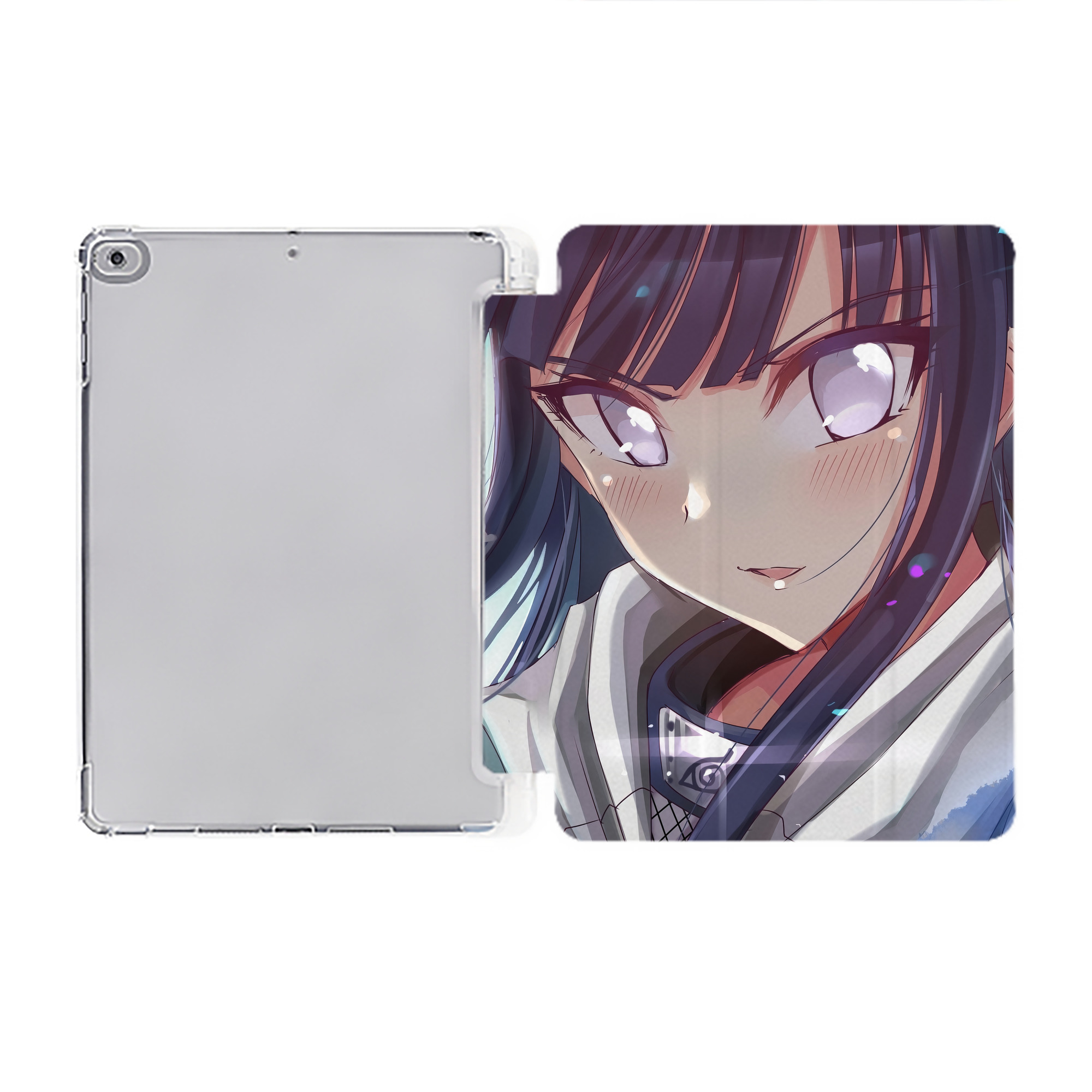 （画像用） NARUTO -ナルト- NARUTO -ナルト- 疾風伝 IPad ケース ペン収納付き 三つ折りスタンド PUレザー×シリコン 対応機種9.5/10.5/10.9インチ